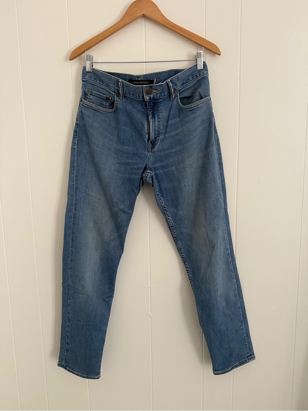 Banana Republic Light Blue Men's Straight-Leg Jeans